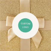 Ivory business company logo ラウンドシール