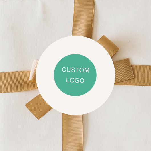 Ivory business company logo ラウンドシール