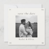 Ivory | Chic Floral Wedding  セーブザデート (正面)