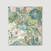 Ivory | Chic Monogram Floral Wedding  プレイスカード