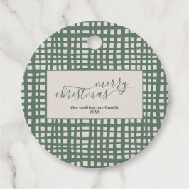 Ivory Christmas Sage elegant フェイバータグ