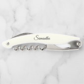 Ivory Color Personalized Wedding Bridesmaid ソムリエナイフ (裏面)