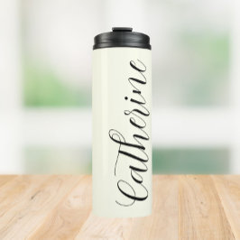 Ivory Color Stylized Name Wedding Bridesmaid タンブラー