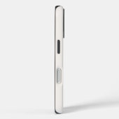 Ivory Cream Modern Script Monogram Name Case-Mate iPhoneケース (裏面 / 右)