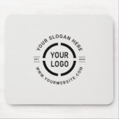 Ivory custom Logo branded promotional Mouse Pad マウスパッド (正面)