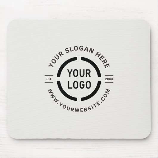 Ivory custom Logo branded promotional Mouse Pad マウスパッド (正面)
