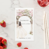 Ivory dress pink florals arch Quinceanera (インサイチュ)