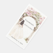 Ivory dress pink florals arch Quinceanera (コーナー)