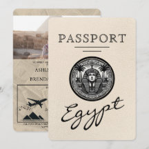 Ivory Egypt Passport Wedding
