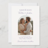 Ivory | Elegant Floral Arch Script Wedding  (正面)