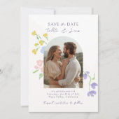 Ivory | Elegant Script Floral Arch Wedding  (正面)