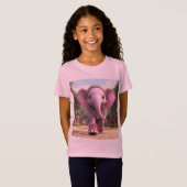 Ivory Elephant Friendship T-Shirt – Kids Edition Tシャツ (正面フル)