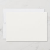 Ivory | Floral Wedding Weekend Itinerary Timeline 招待状 (裏面)