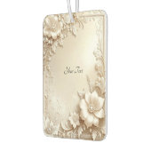 Ivory Flowers Air Freshener カーエアーフレッシュナー (左)