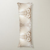 Ivory Flowers Body Pillow ボディピロー (正面縦)