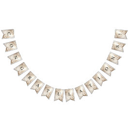 Ivory Flowers Bunting Flag バンティングフラッグ