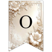 Ivory Flowers Bunting Flag バンティングフラッグ (第2の旗)