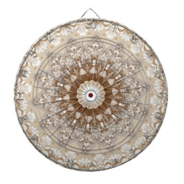 Ivory Flowers Dartboard ダーツボード