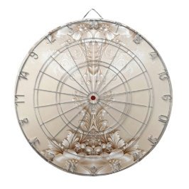 Ivory Flowers Dartboard ダーツボード