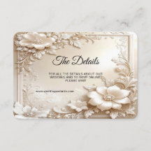 Ivory Flowers Detail