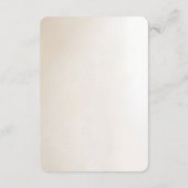 Ivory Flowers Detail Enclosure エンクロージャーカード (裏面)