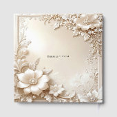 Ivory Flowers Guest Book ゲストブック (裏面)