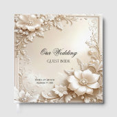 Ivory Flowers Guest Book ゲストブック (正面)