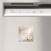 Ivory Flowers Magnet マグネット (インサイチュ (食洗機))