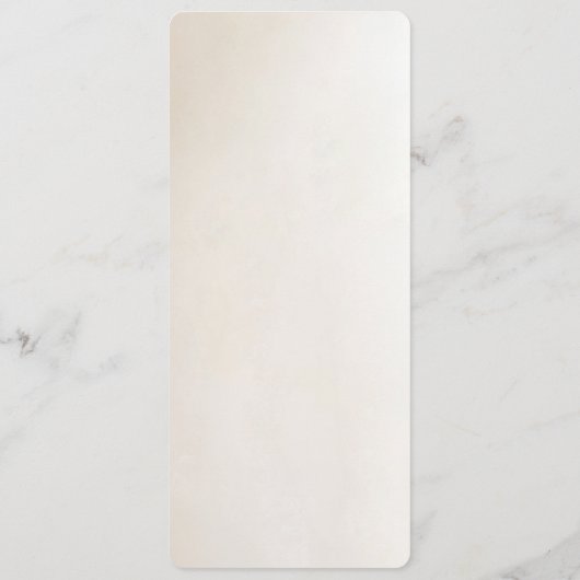 Ivory Flowers Menu メニュー (裏面)