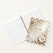 Ivory Flowers Notebook ノートブック (内部)