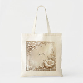 Ivory Flowers Tote Bag トートバッグ