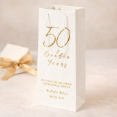Ivory Gold 50th Golden Years Anniversary  ワインギフトバッグ