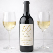 Ivory Gold 50th Golden Years Anniversary  ワインラベル