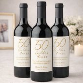 Ivory Gold 50th Golden Years Anniversary  ワインラベル