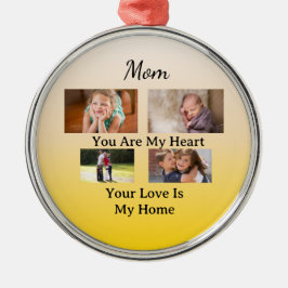 Ivory & Gold – Heartfelt Holiday Keepsake メタルオーナメント