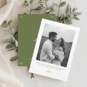 Ivory & Green | Chic Floral Wedding Save the Date