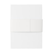 Ivory | Lavender Script Wedding 招待状ベリーバンド (裏面例)