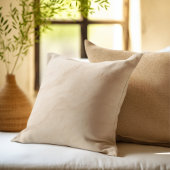 Ivory Marbled Swirl Throw Pillow クッション