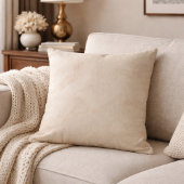 Ivory Marbled Swirl Throw Pillow クッション