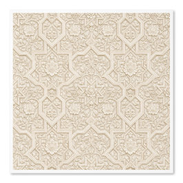 Ivory Palace Relief | Persian Floral Geometric(D) 壁紙