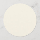 Ivory Palette Tea Party Bridal Shower 招待状 (裏面)