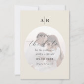 Ivory Photo Wedding セーブザデート (正面)