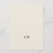 Ivory Photo Wedding メニュー (裏面)