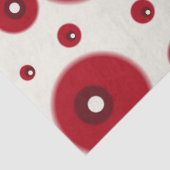 Ivory Red Dots Funky Pattern Decoupage 薄葉紙 (詳細)