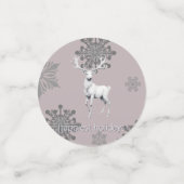 Ivory Reindeer Christmas | Pink コンフェッティ (スモール正面)