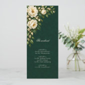 Ivory Roses & Emerald Wedding Weekend Events プログラム (スタンド正面)