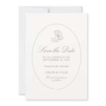 Ivory & Sand | Chic Floral Couple Script Wedding