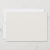 Ivory & Sand | Chic Floral Wedding Save the Date セーブザデート (裏面)
