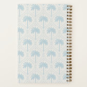 Ivory Sky | Palm Trellis Personalized ノートブック (裏面)