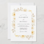 Ivory Splendid Spring Wedding 招待状 (正面)